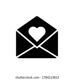 Love note Icon Logo Template Illustration