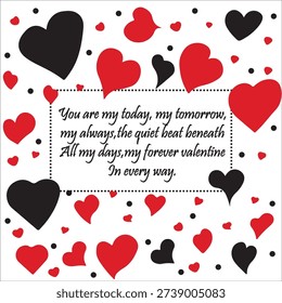 Love Note , Velantine day design, Poetry, Print Design 