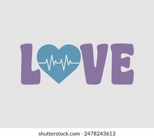 Love, Nurse t-shirt, Nursing, Vector, nurse practitioner t shirt design template