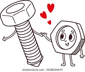 El amor de una tuerca y el perno