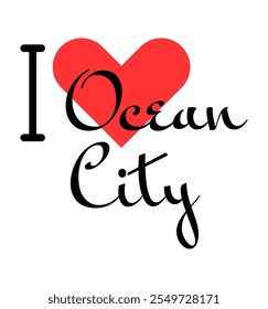 I love Ocean City United States