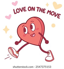 Love on the Move Vector Design