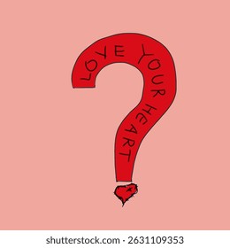 Is it love with one's own heart?