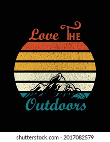 Love the outdoors design template