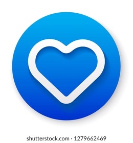 love outline icon. vector illustration 