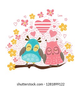love owls illustration