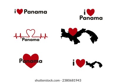 I love Panama. Patriotic Sublimation Bundle 