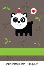 love panda greeting