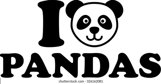 I love panda with panda head