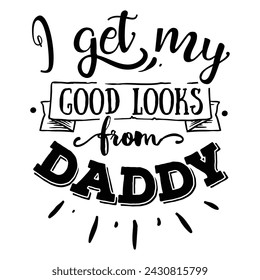 Ich liebe Papa Tochter Silhouette Vektor mit Super Hero Dad Zitat - Logo, Maskottchen, Aufkleber, Clipart, T-Shirt Design Asset