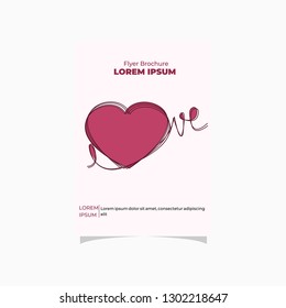 Love paper elements. Illustration of heart symbol. Vector background for Happy Women's, Mother's, Valentine's Day, birthday greeting card, cute paper, modern template design. 