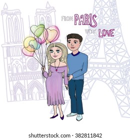 Love in Paris Card