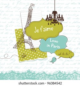 Enamorado de París, elementos de cuadernillo