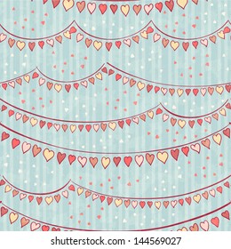love party seamless background, vector illustration, eps 10