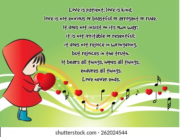 Love is patient