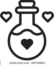 love pation icon vector on white background