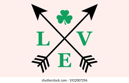 Love with Patricks - St. Patricks Vector And Clip Art