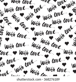 with love pattern