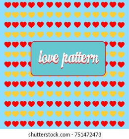 Love pattern, heart Pattern