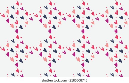 Love Pattern Heart background design 