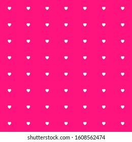 Love pattern with little hearts, simple vector for your design