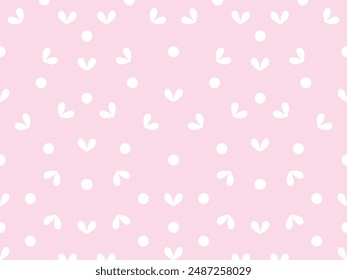 patrón de amor. Patrón sin fisuras de corazón rosa.