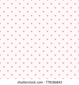 Love pattern seamless Valentine background heart shape sweet pink colors. 