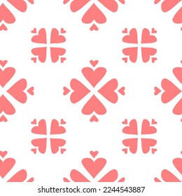 love pattern shape for valentines day. illustration of heart shape vector template.