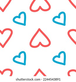 love pattern shape for valentines day. illustration of heart shape vector template.