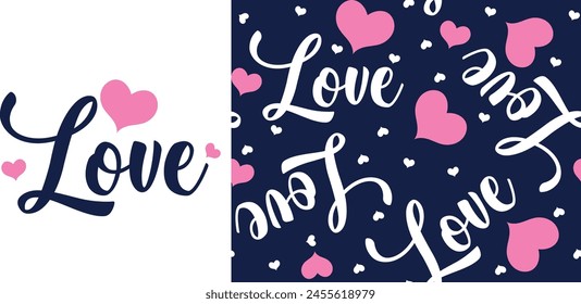 love patterns cute girl design sleepwear