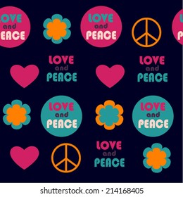 love and peace dark pattern