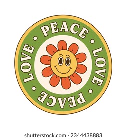 Ilustración vectorial de la flor de amor
