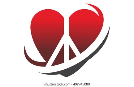 Love Peace Swoosh