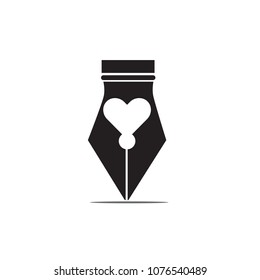 Love Pen Tool Logo