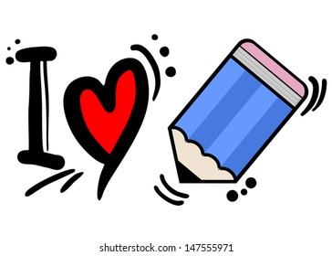 Love pencil
