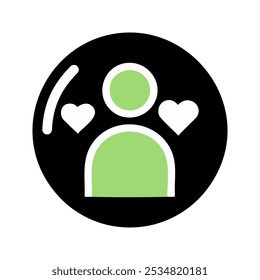 Love people care icon illustration