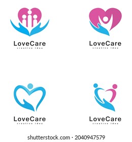 Love people care logo design