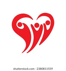 love people health  logo vector 