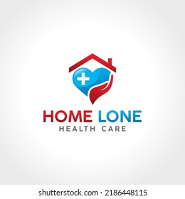 Love People home medical logo design, Health Care logo design