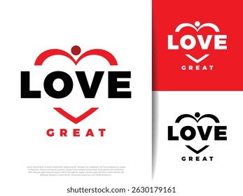 Ícone de Pessoas do Amor Ilustração Design