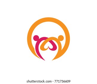 Love people logos symbols