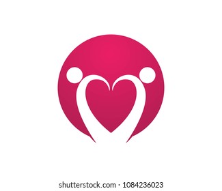 Love people logos Vector 