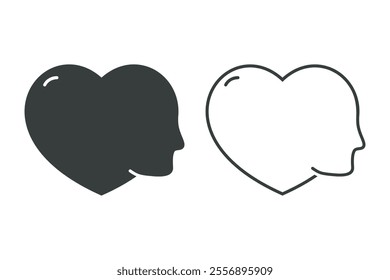 Love person icon symbol. Illustration vector