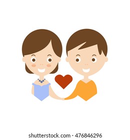 Love As Personal Happiness Idea