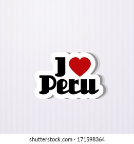 I love Peru