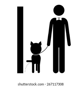 Love Pet design over white background, vector illustration