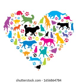 犬 猫 シルエット のイラスト素材 画像 ベクター画像 Shutterstock
