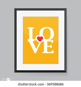 LOVE Photo Frame