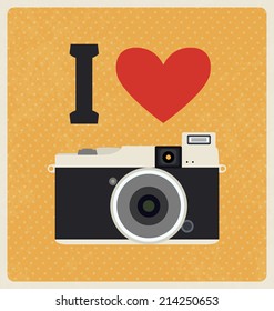 I love photography concept - retro camera design