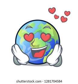 In love picture of the cartoon langait earth